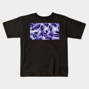 Rush hour // Face to face // Glitch Art Kids T-Shirt